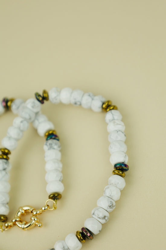 Howlite Beaded Necklace