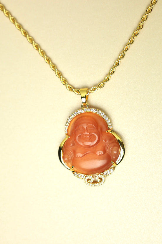 Buddha Necklace "Orange"