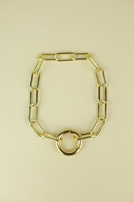Jean Anklet in gold