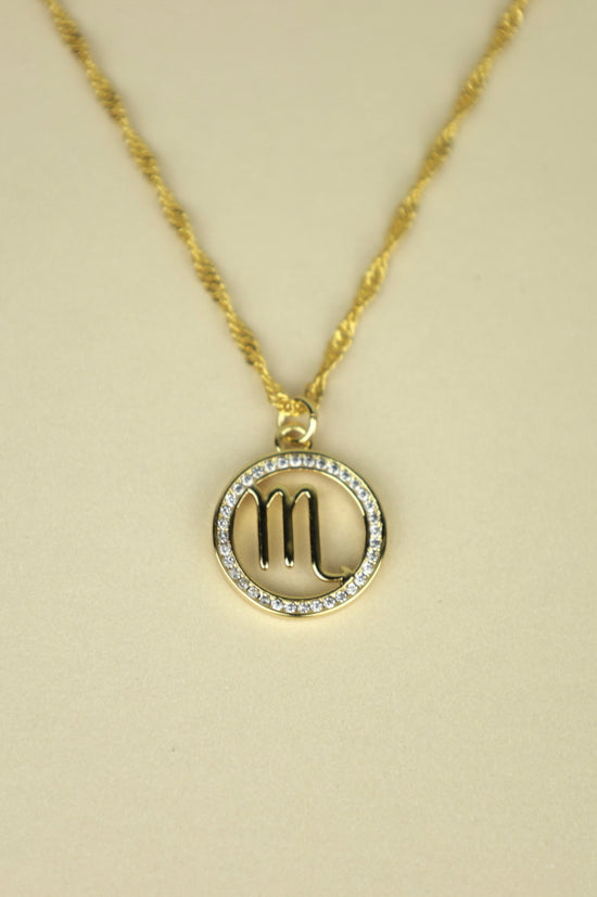 Scorpio Zodiac Necklace