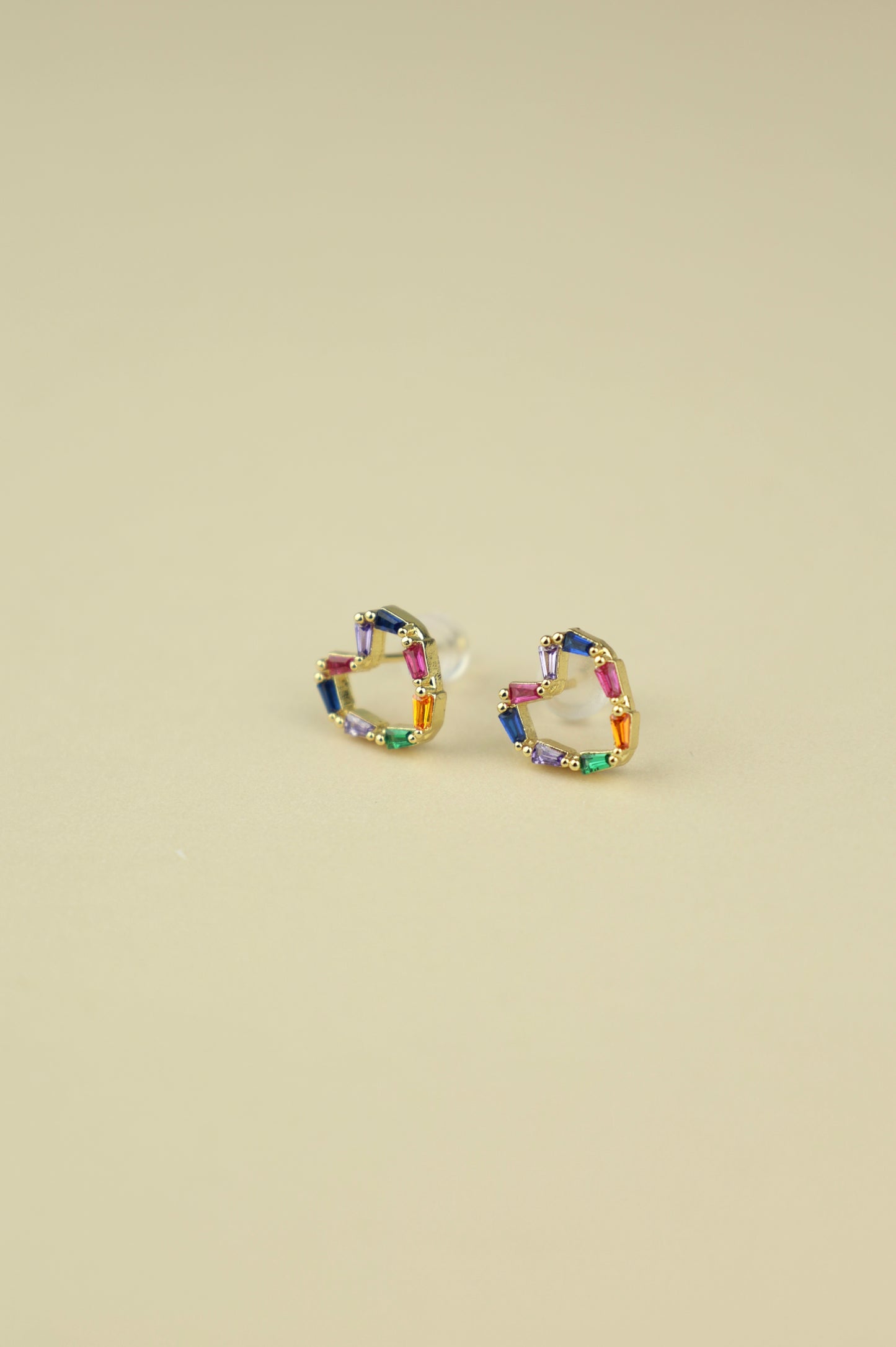 Iris Heart Earrings