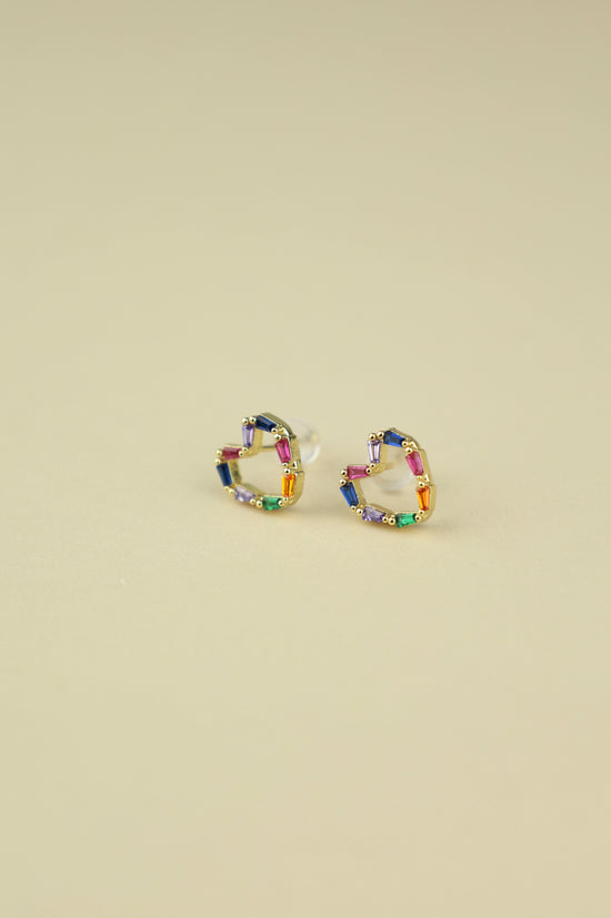 Iris Heart Earrings