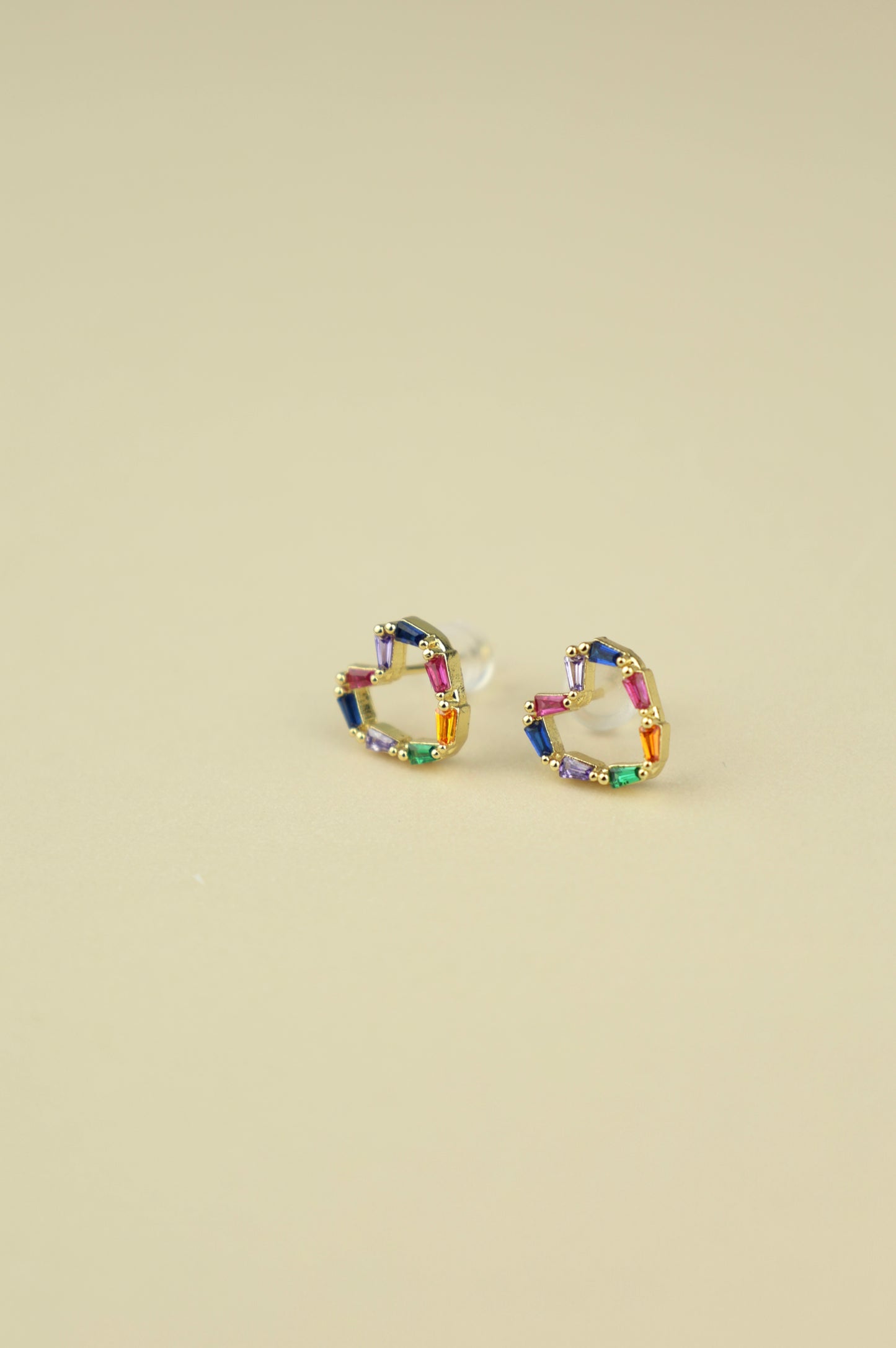 Iris Heart Earrings