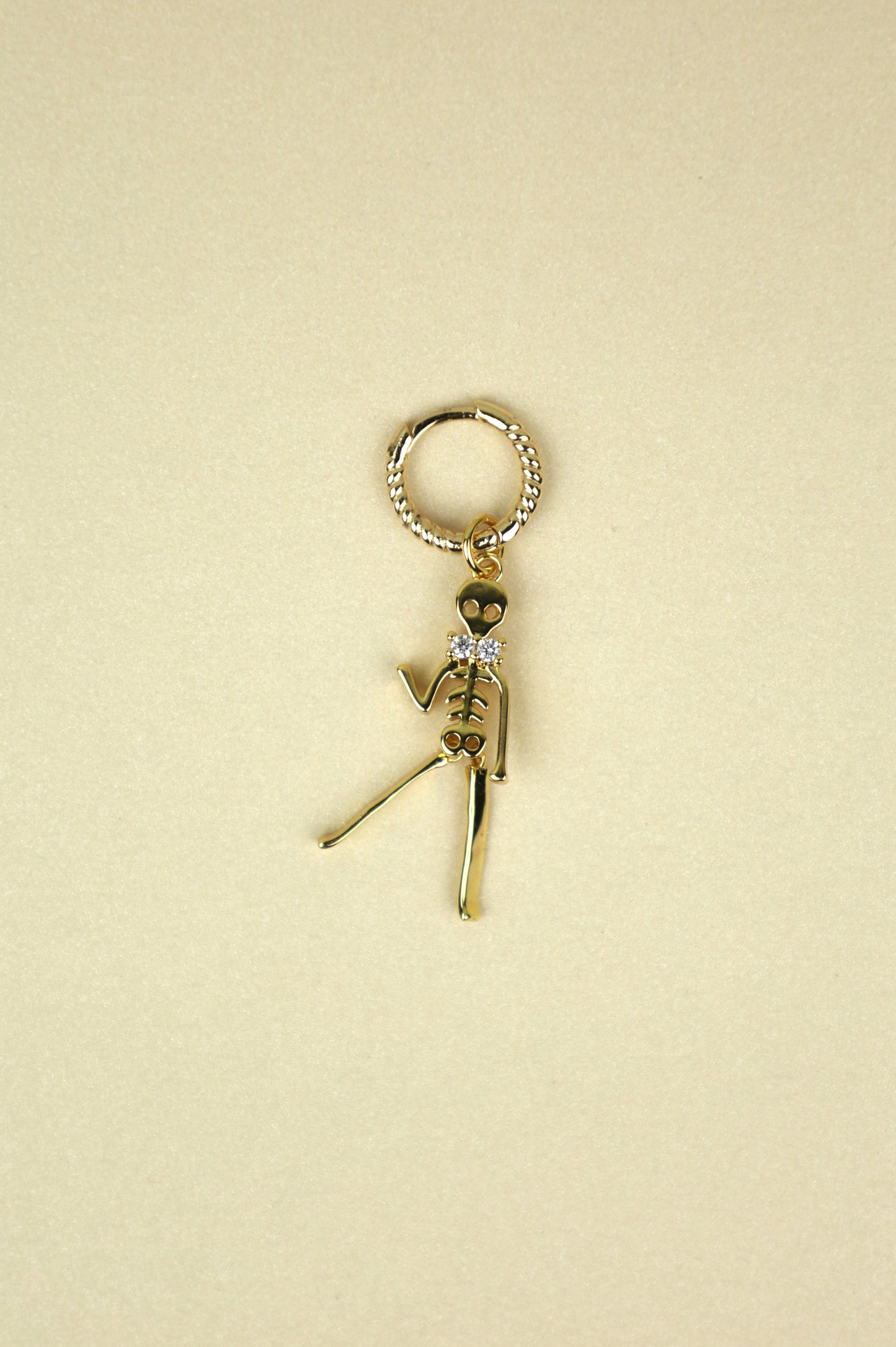 Skeleton Earring in gold