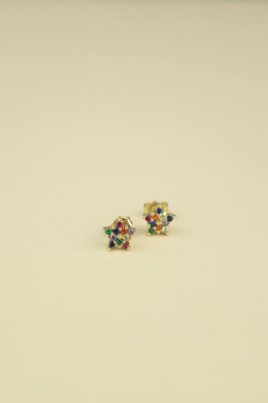 Iris Flower Earrings