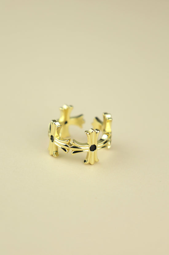 Vita Cross ring