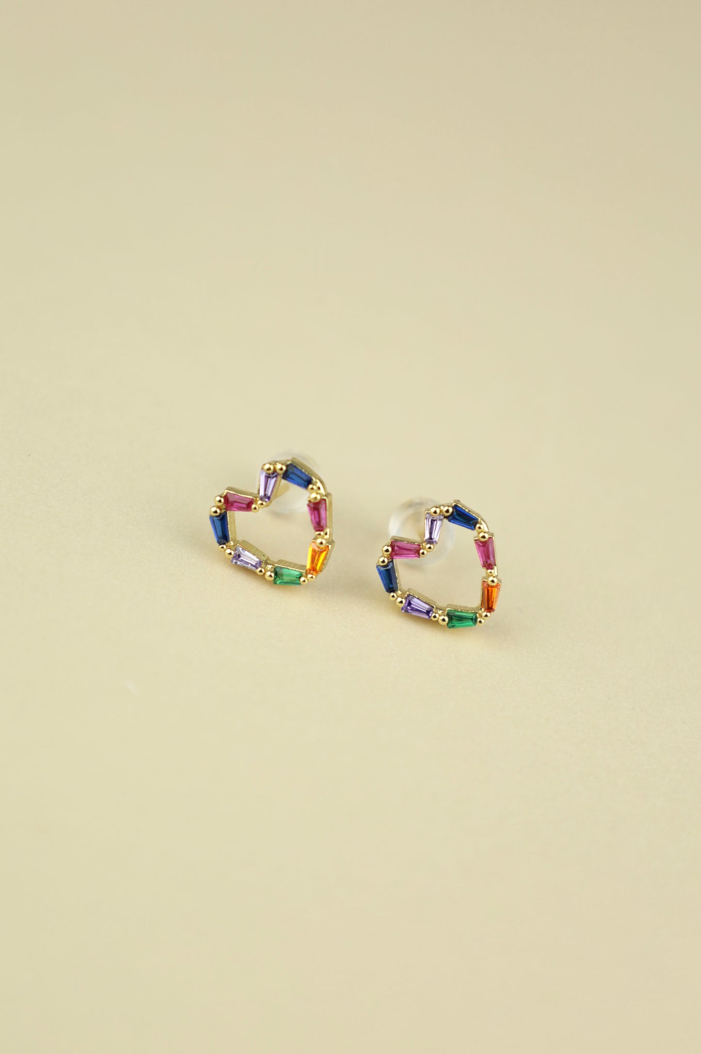 Iris Heart Earrings