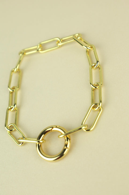 Jean Anklet in gold