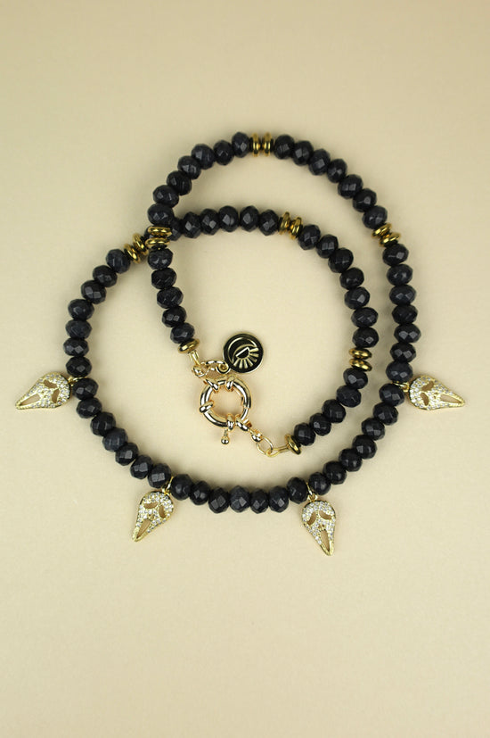 Spooky Beaded Charm necklace