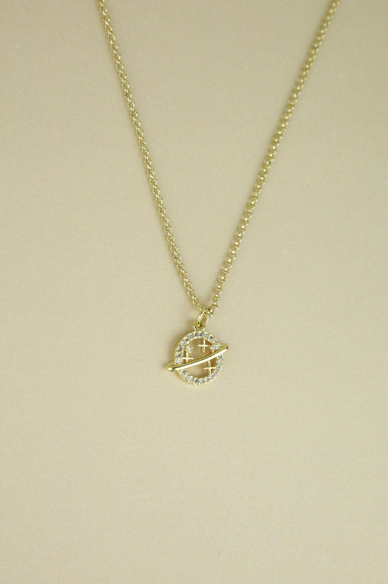 Celestial Saturn “Will Power” necklace