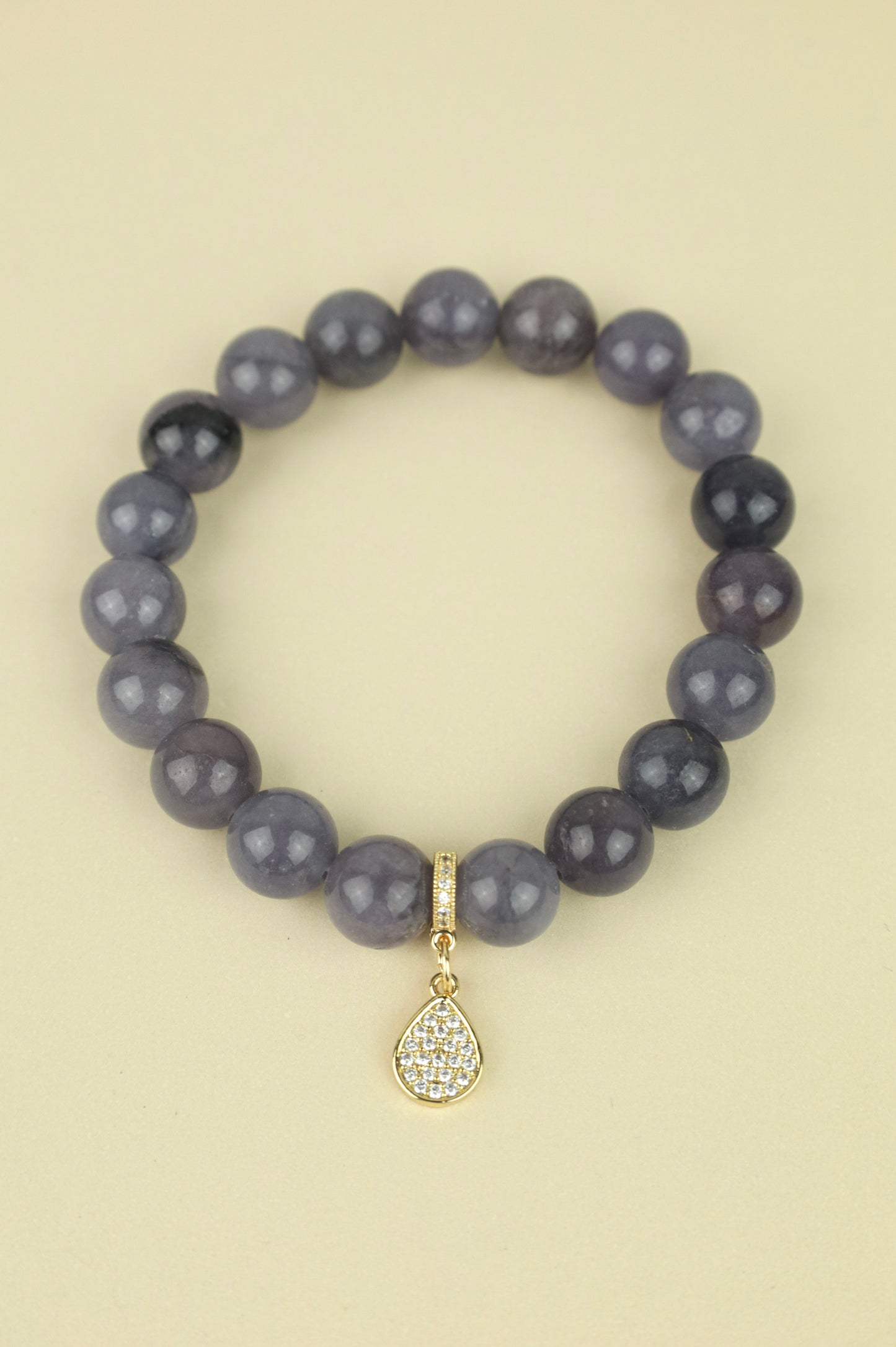 Lavender Jade Chakra Bracelet