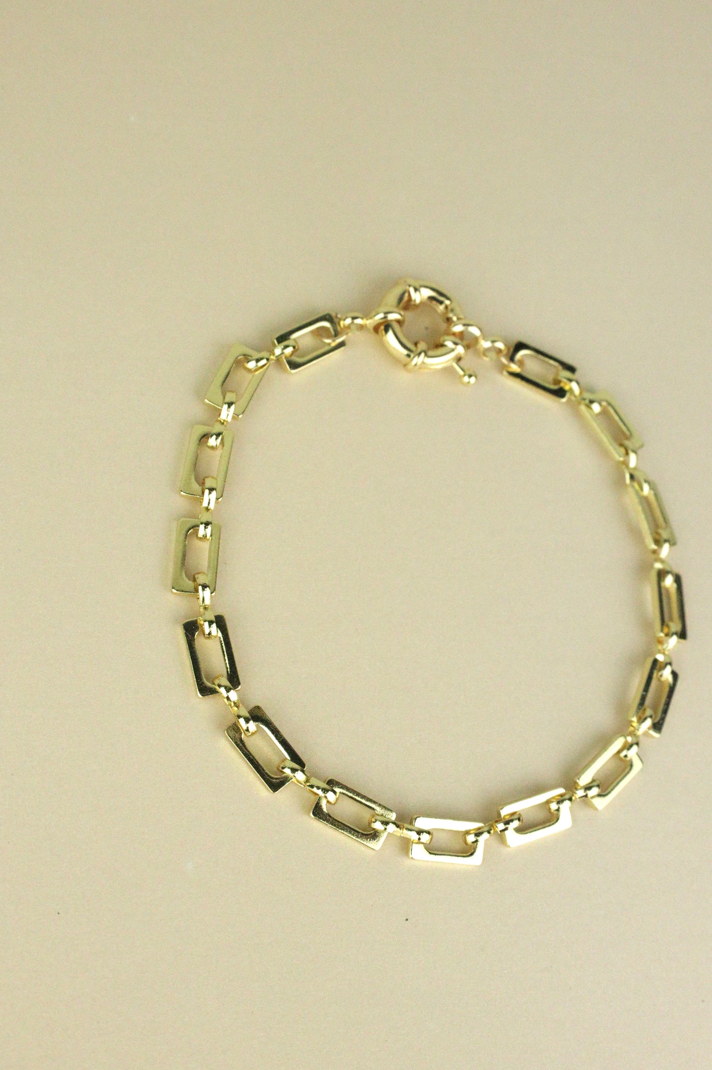 Goldie square anklet