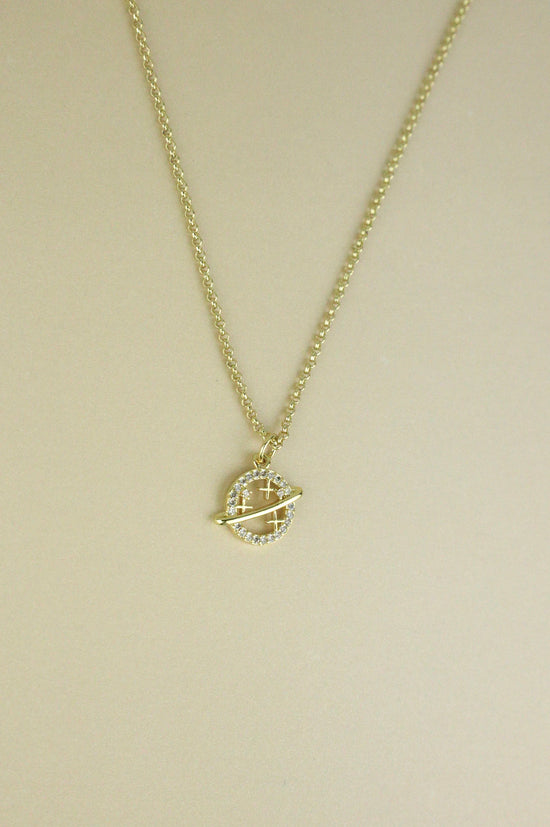 Celestial Saturn “Will Power” necklace