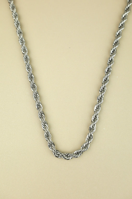Ken Rope Necklace in silver