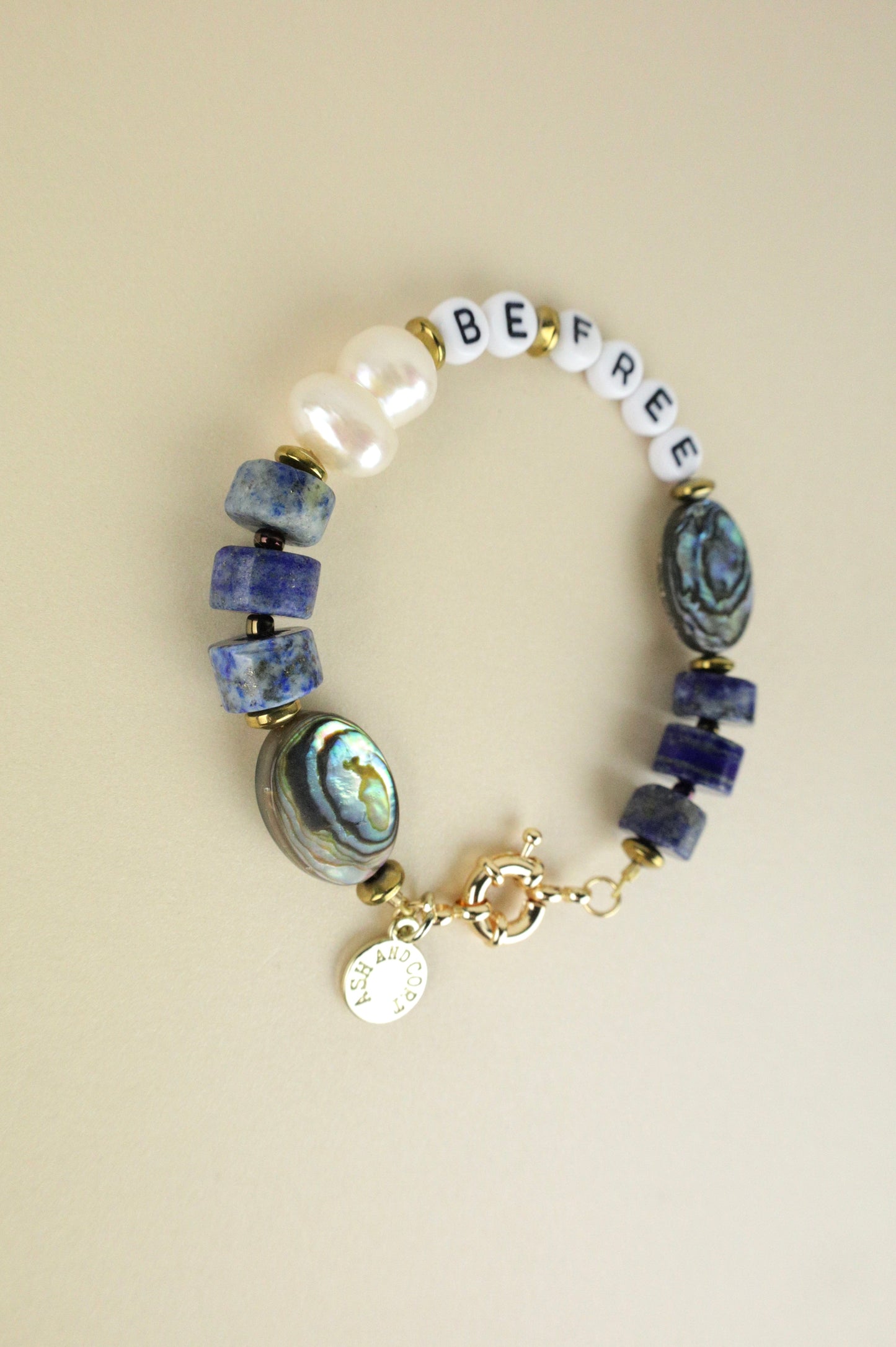BE FREE affirmation bracelet