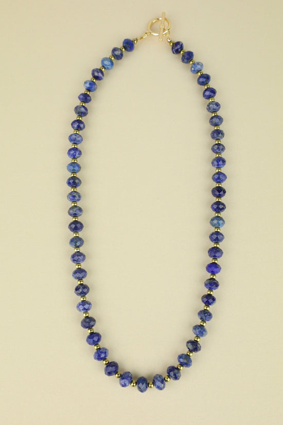 Ion Lapis Lazuli beaded necklace