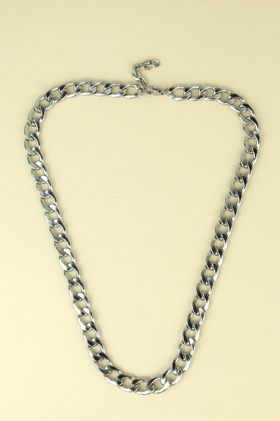 Load image into Gallery viewer, Cuban Choker in silver
