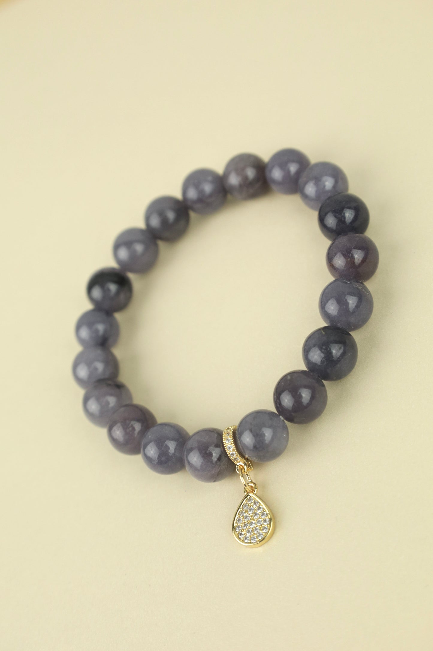 Lavender Jade Chakra Bracelet