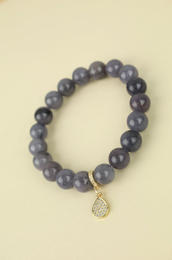 Lavender Jade Chakra Bracelet