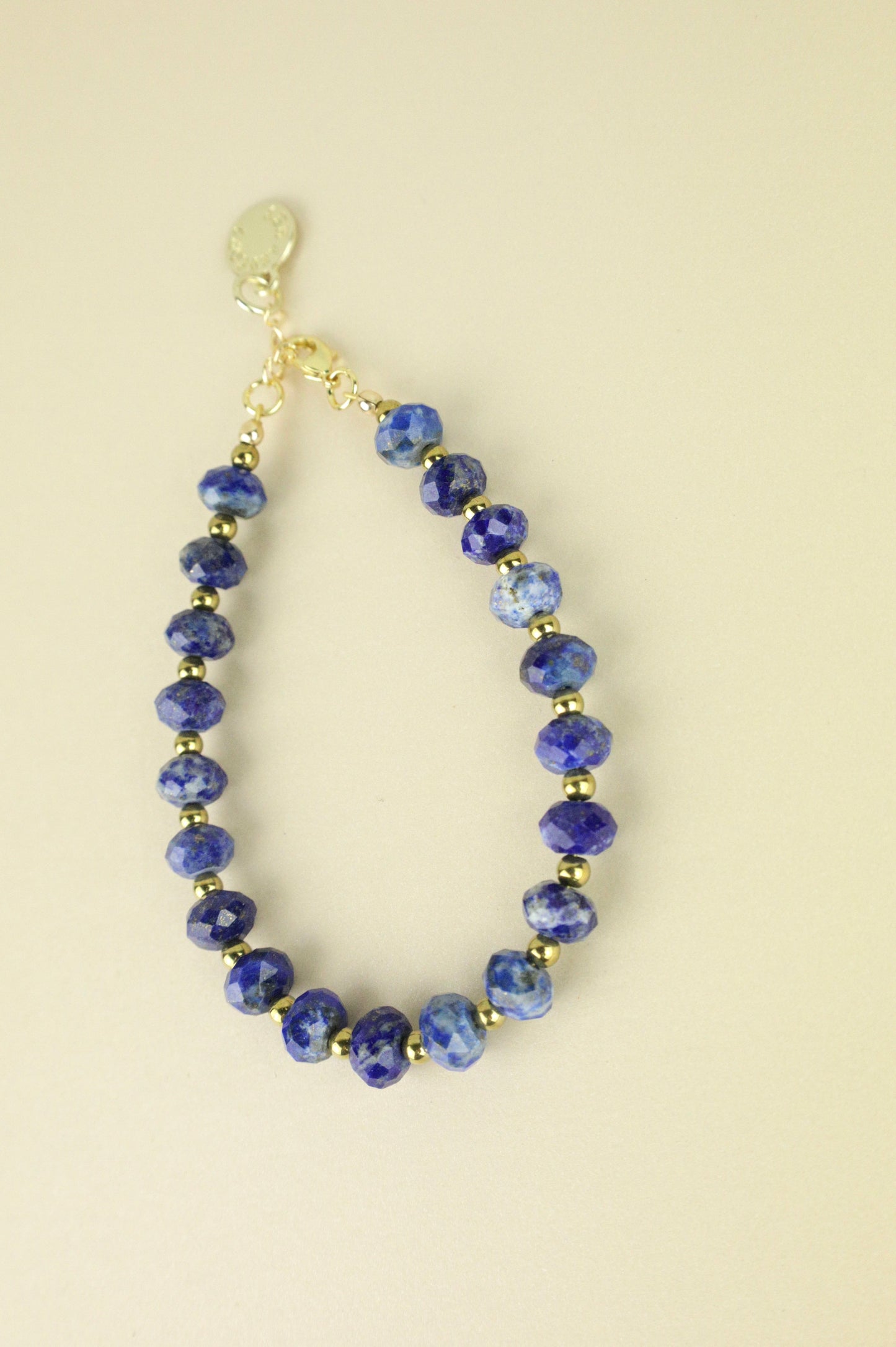 Load image into Gallery viewer, Ion Lapis Lazuli beaded bracelet
