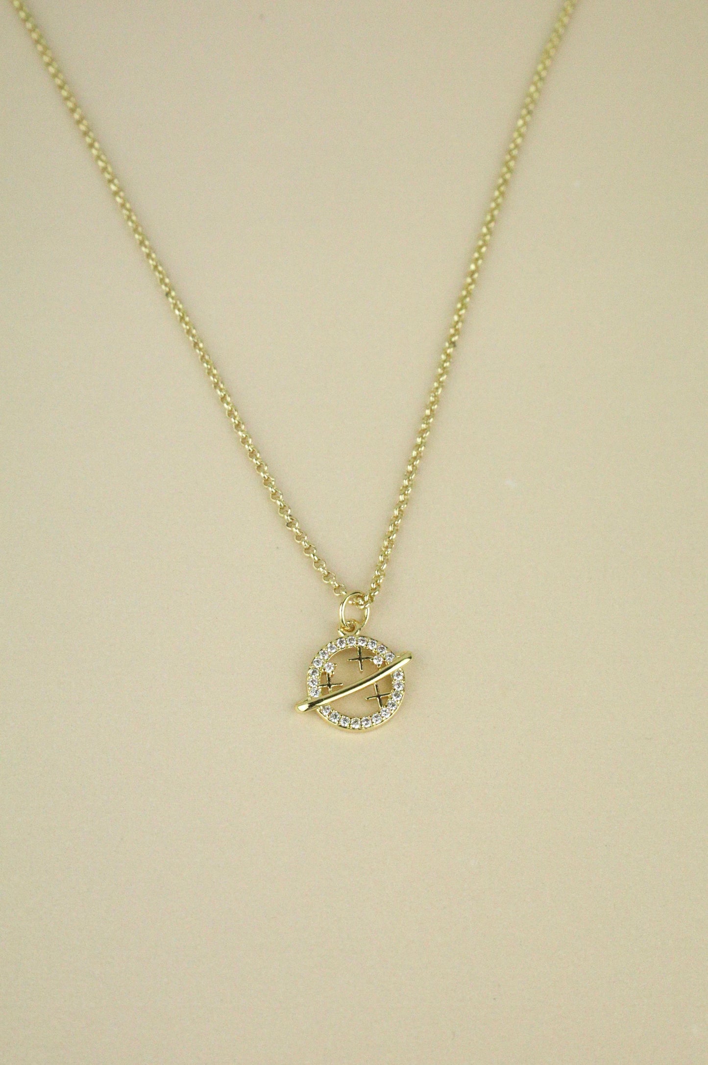 Celestial Saturn “Will Power” necklace