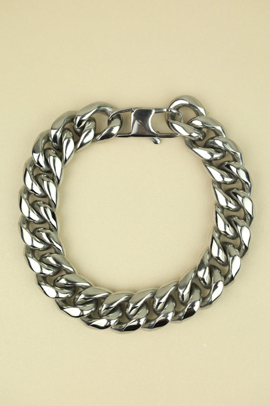 Cuban Link Bracelet in silver