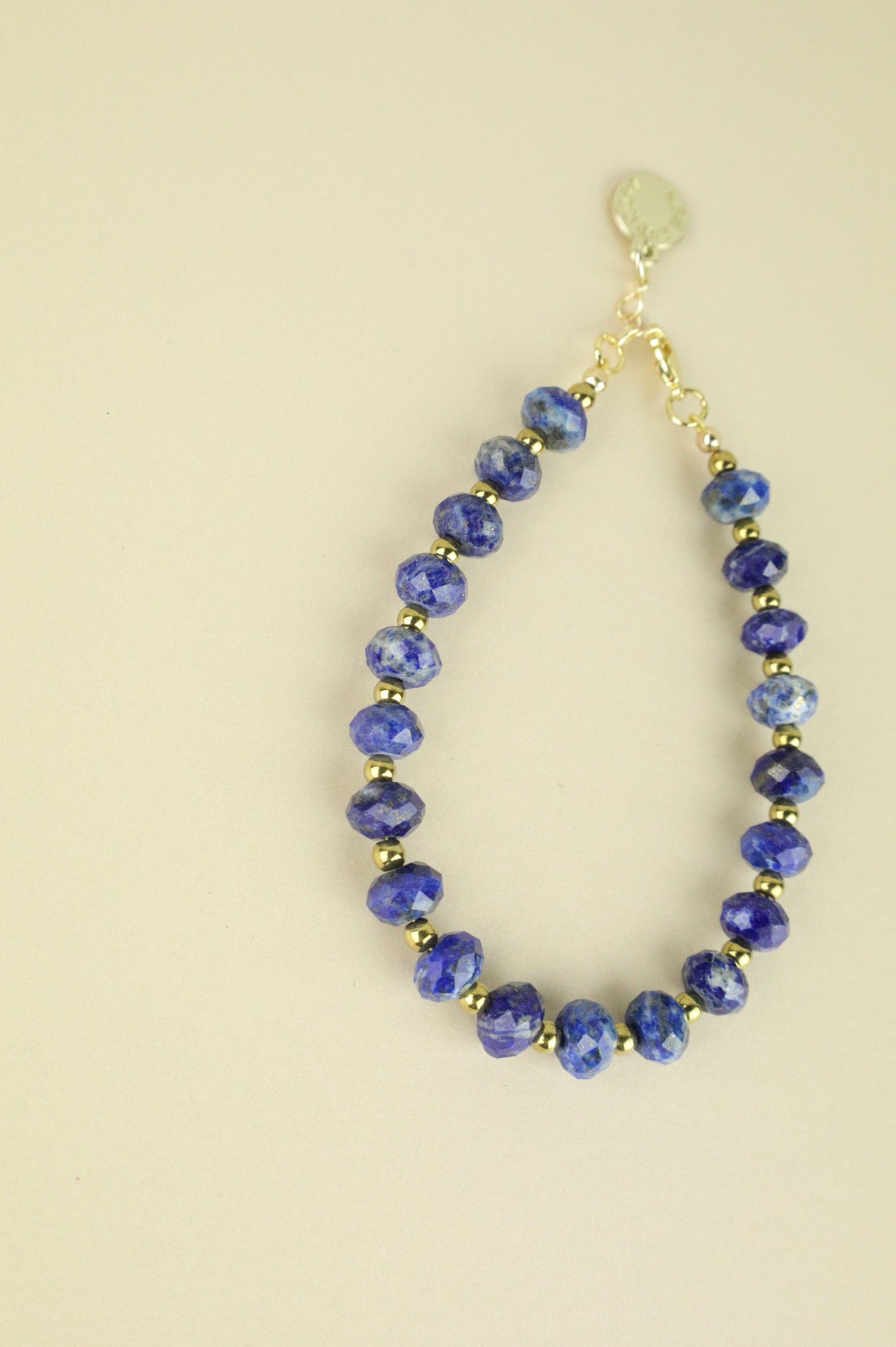 Load image into Gallery viewer, Ion Lapis Lazuli beaded bracelet
