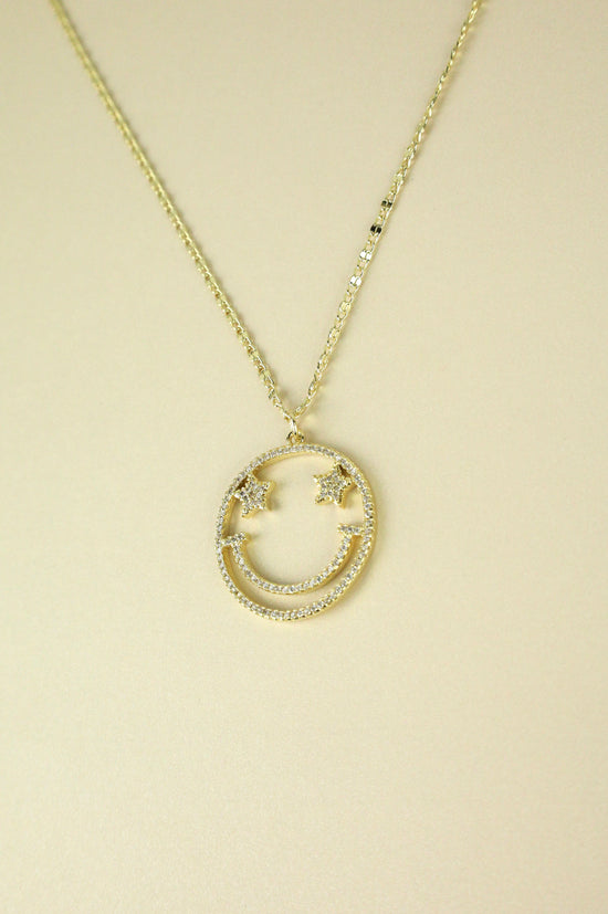 Icy Smiley Necklace