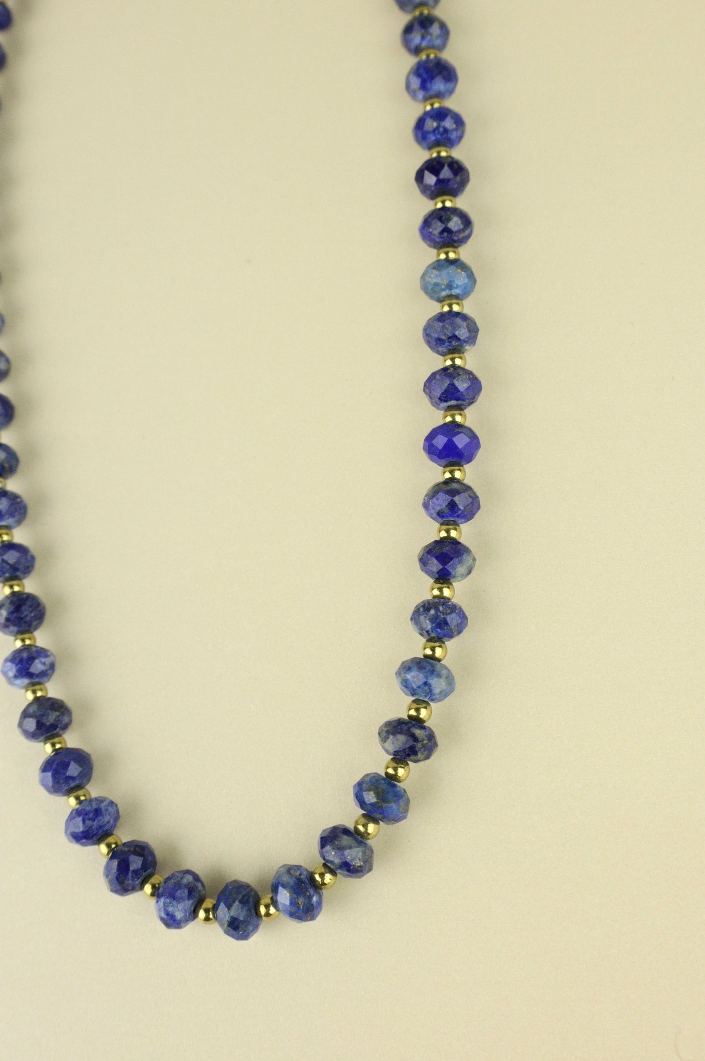 Ion Lapis Lazuli beaded necklace