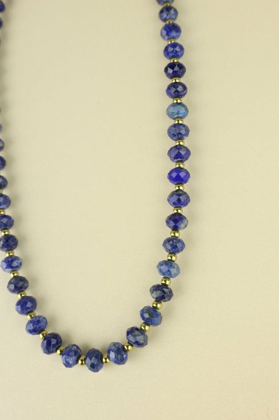 Ion Lapis Lazuli beaded necklace
