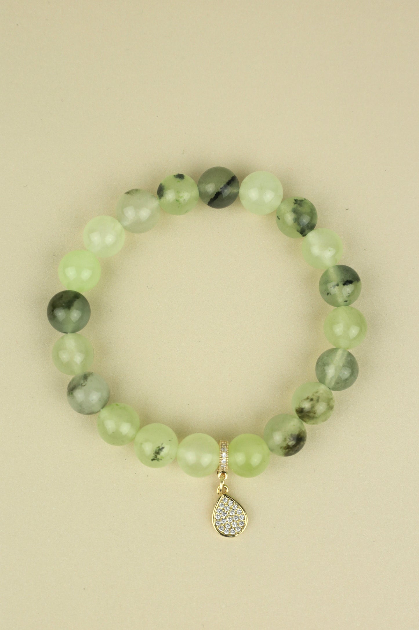 Prehnite Chakra Bracelet