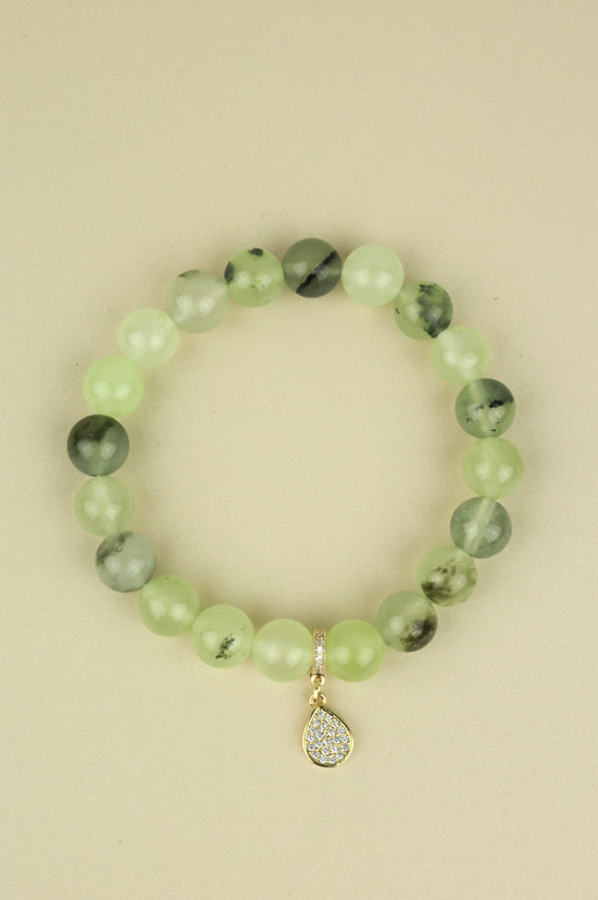 Prehnite Chakra Bracelet