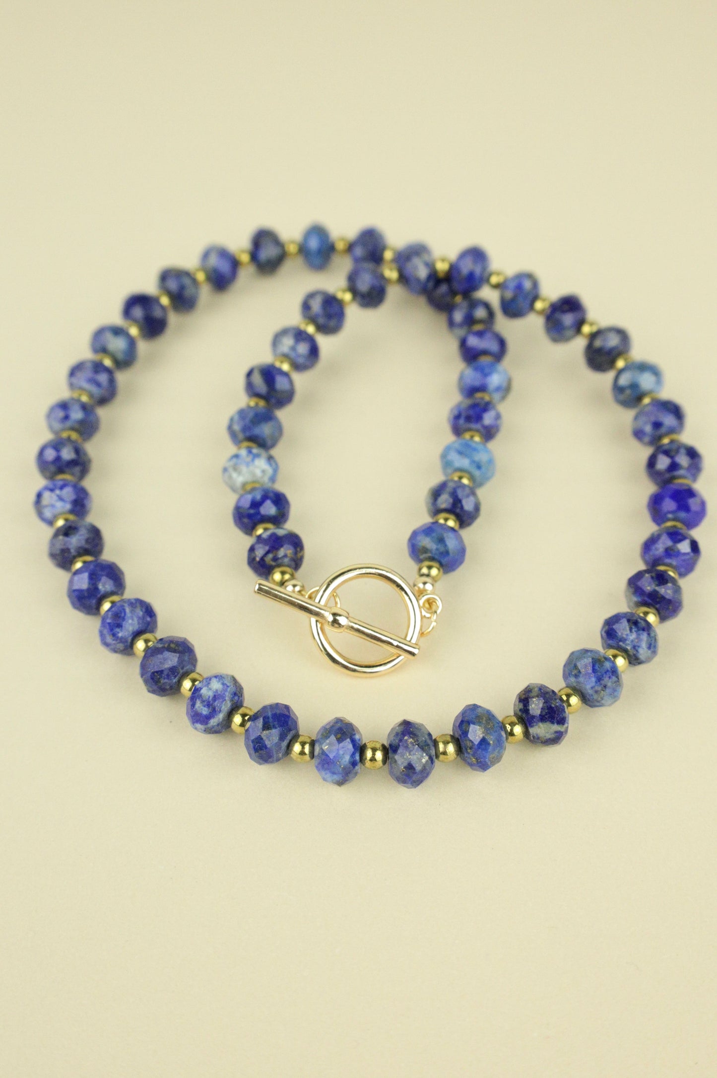 Ion Lapis Lazuli beaded necklace