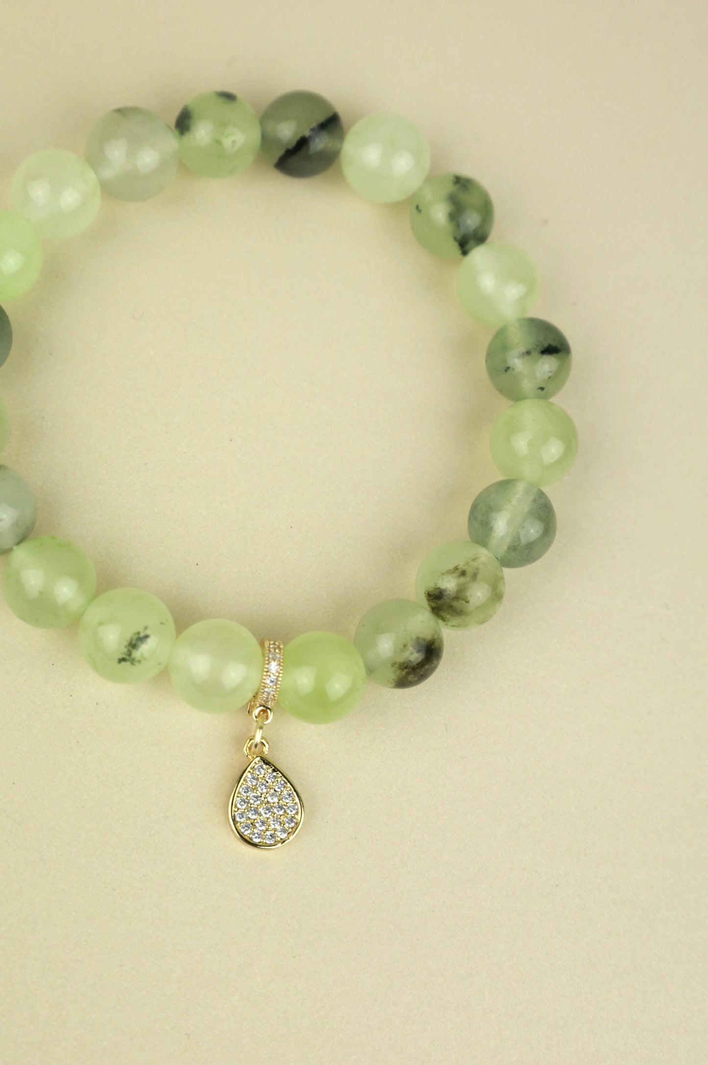 Prehnite Chakra Bracelet