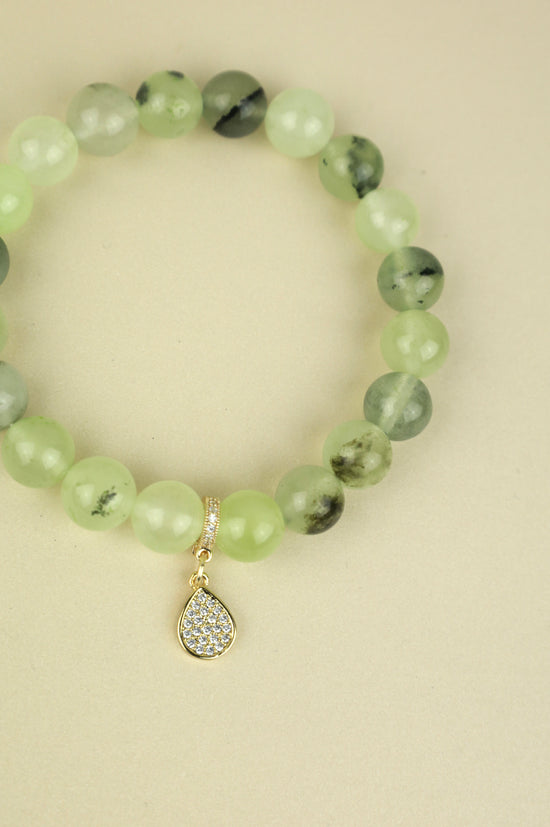 Prehnite Chakra Bracelet
