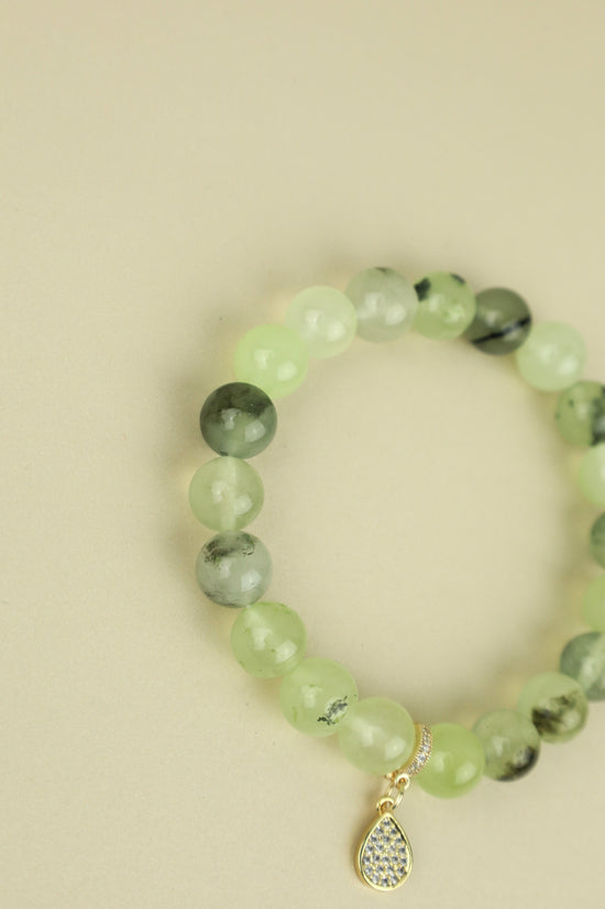 Prehnite Chakra Bracelet