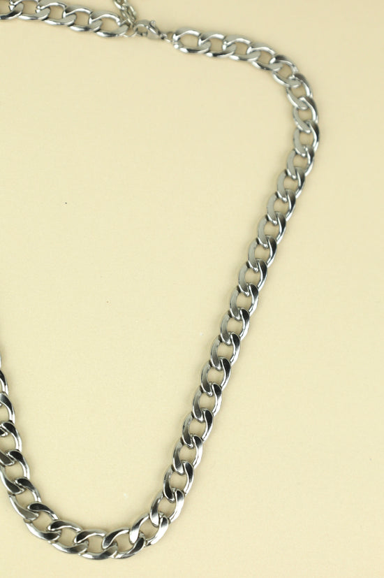 Cuban Choker in silver