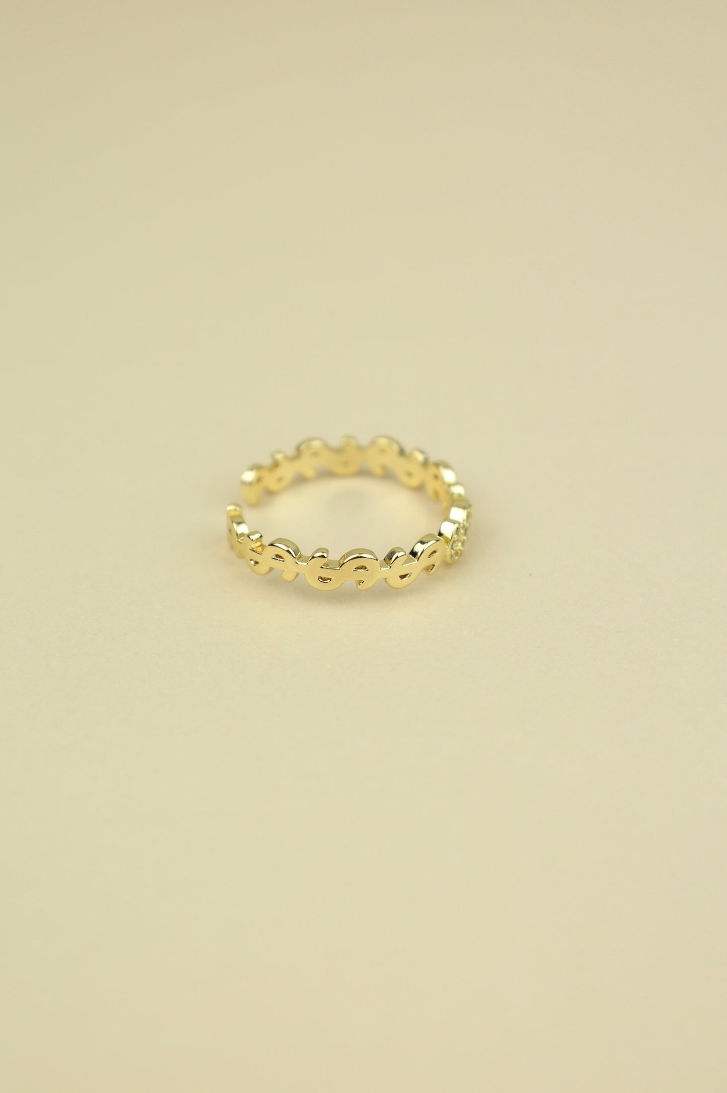 Money Ring in gold