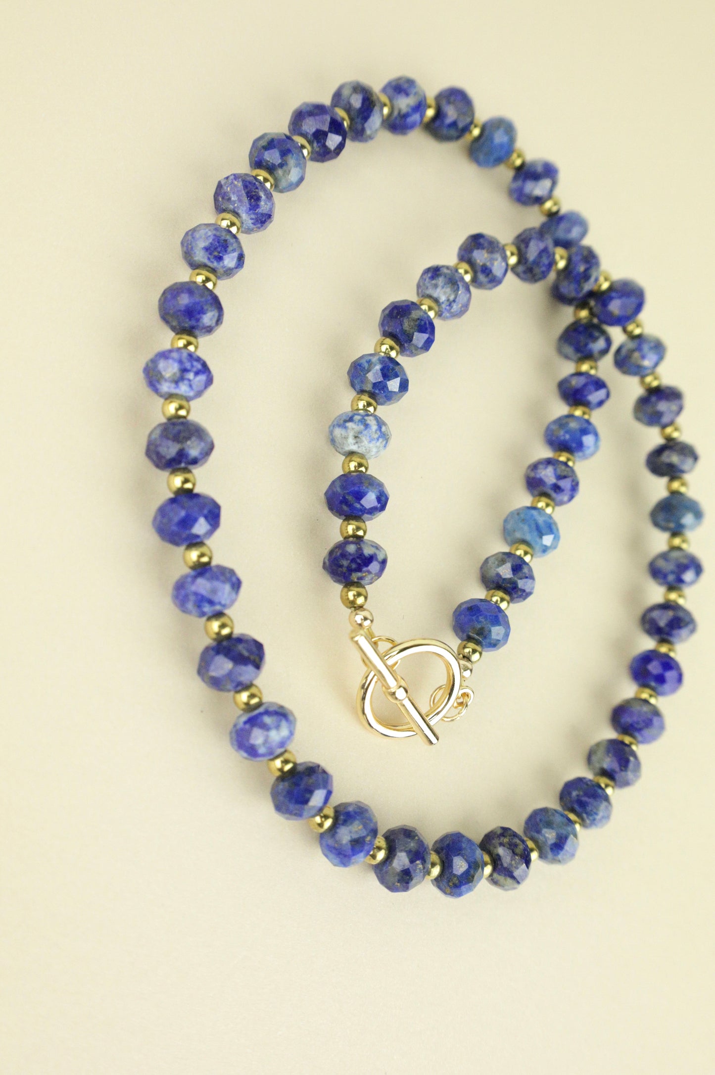 Ion Lapis Lazuli beaded necklace