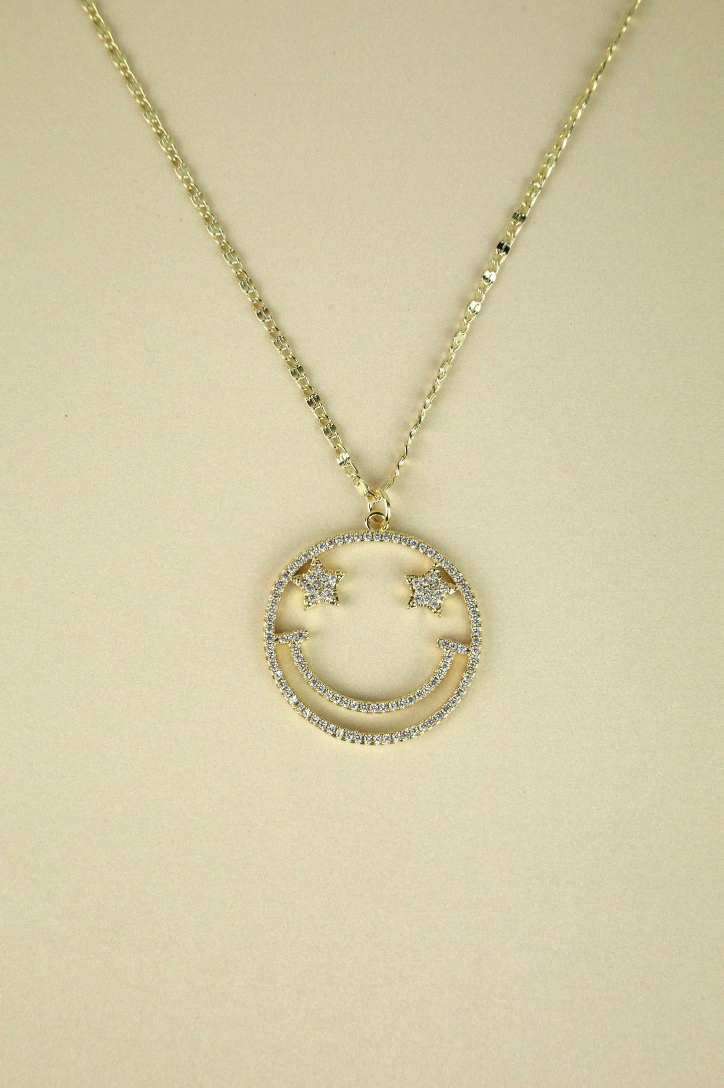 Icy Smiley Necklace