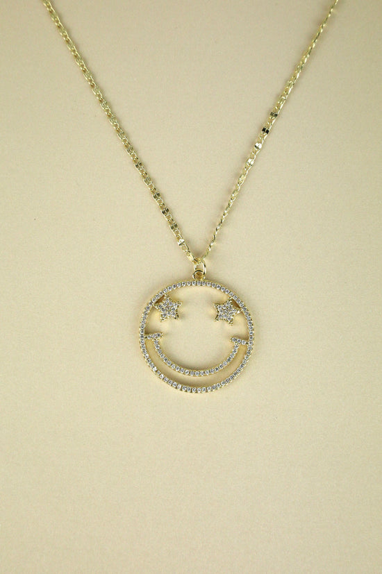 Icy Smiley Necklace