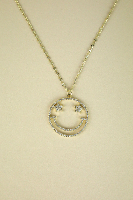 Load image into Gallery viewer, Icy Smiley Necklace
