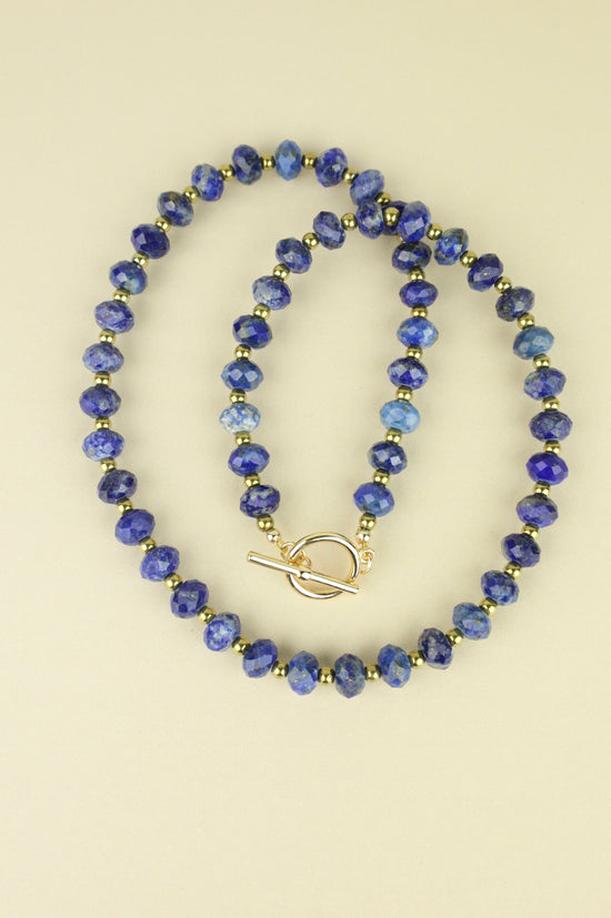 Ion Lapis Lazuli beaded necklace