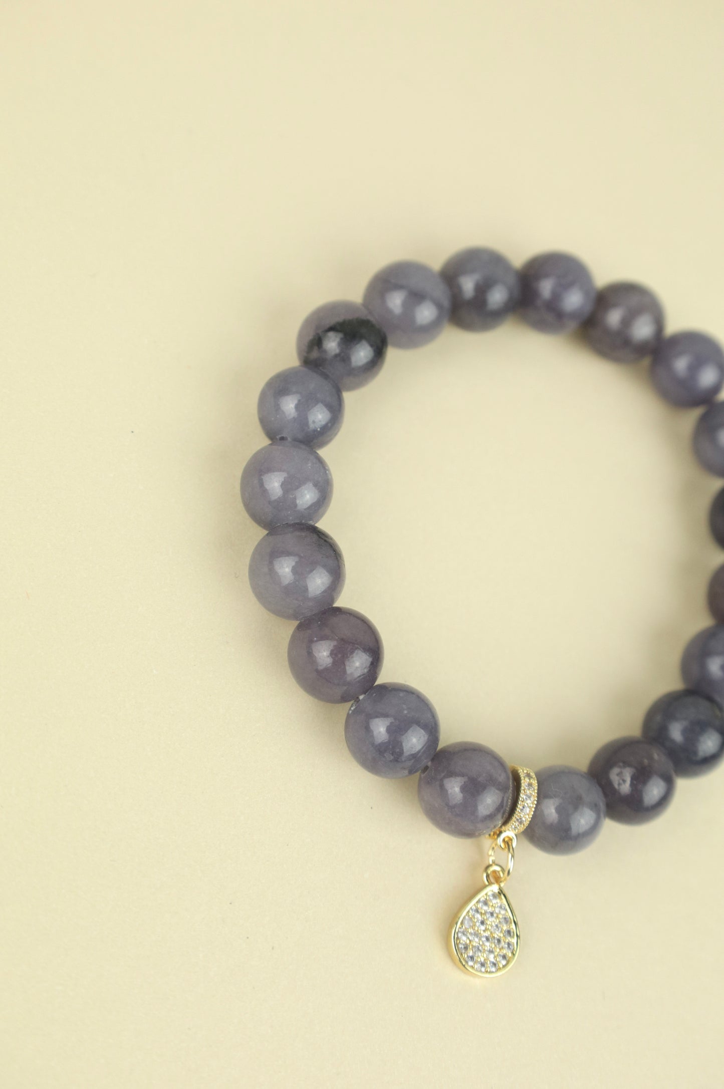 Lavender Jade Chakra Bracelet