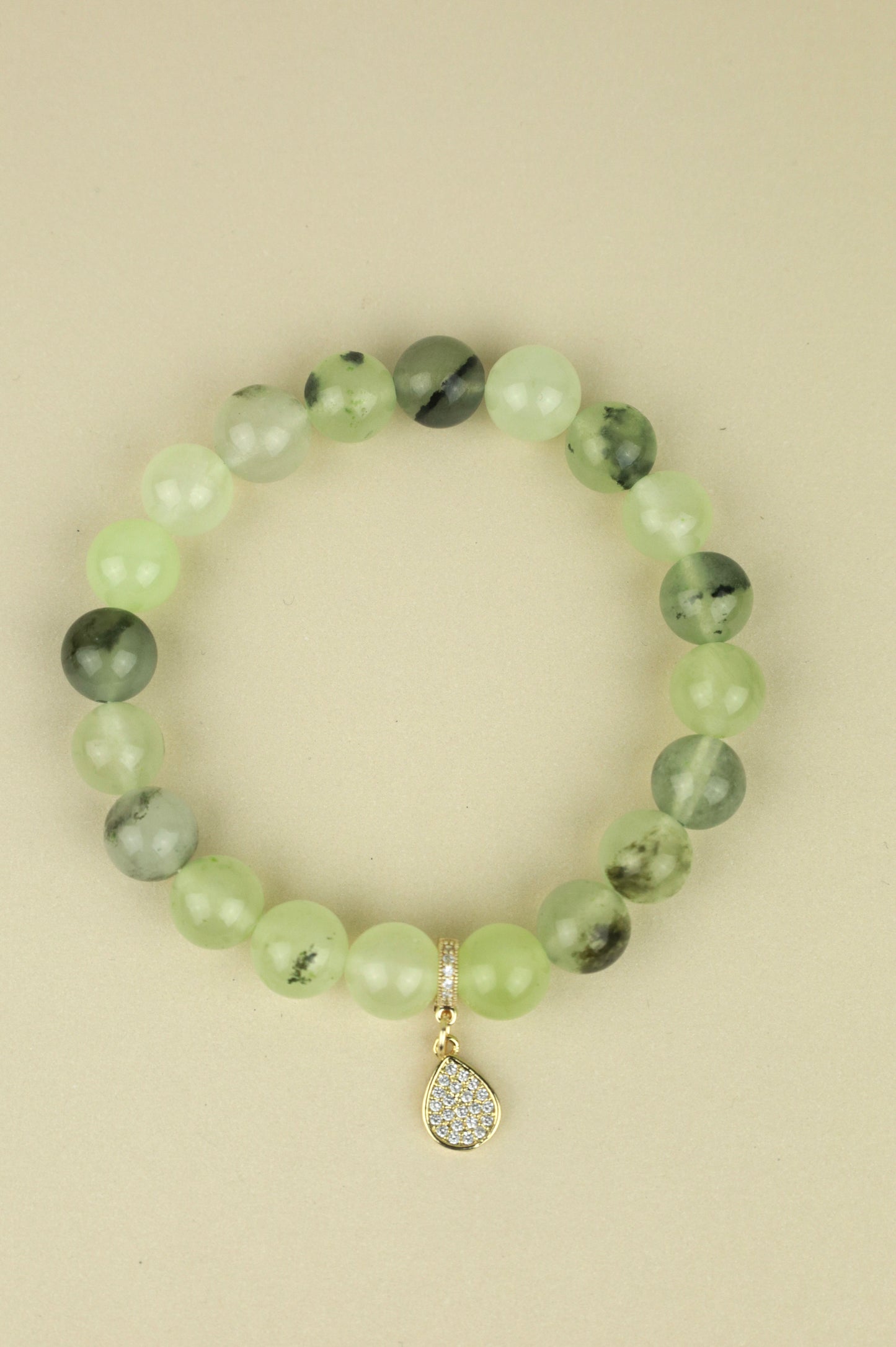 Prehnite Chakra Bracelet