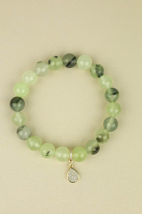 Prehnite Chakra Bracelet