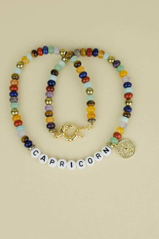 Zodiacs Beaded Necklace 15 to 17 inches