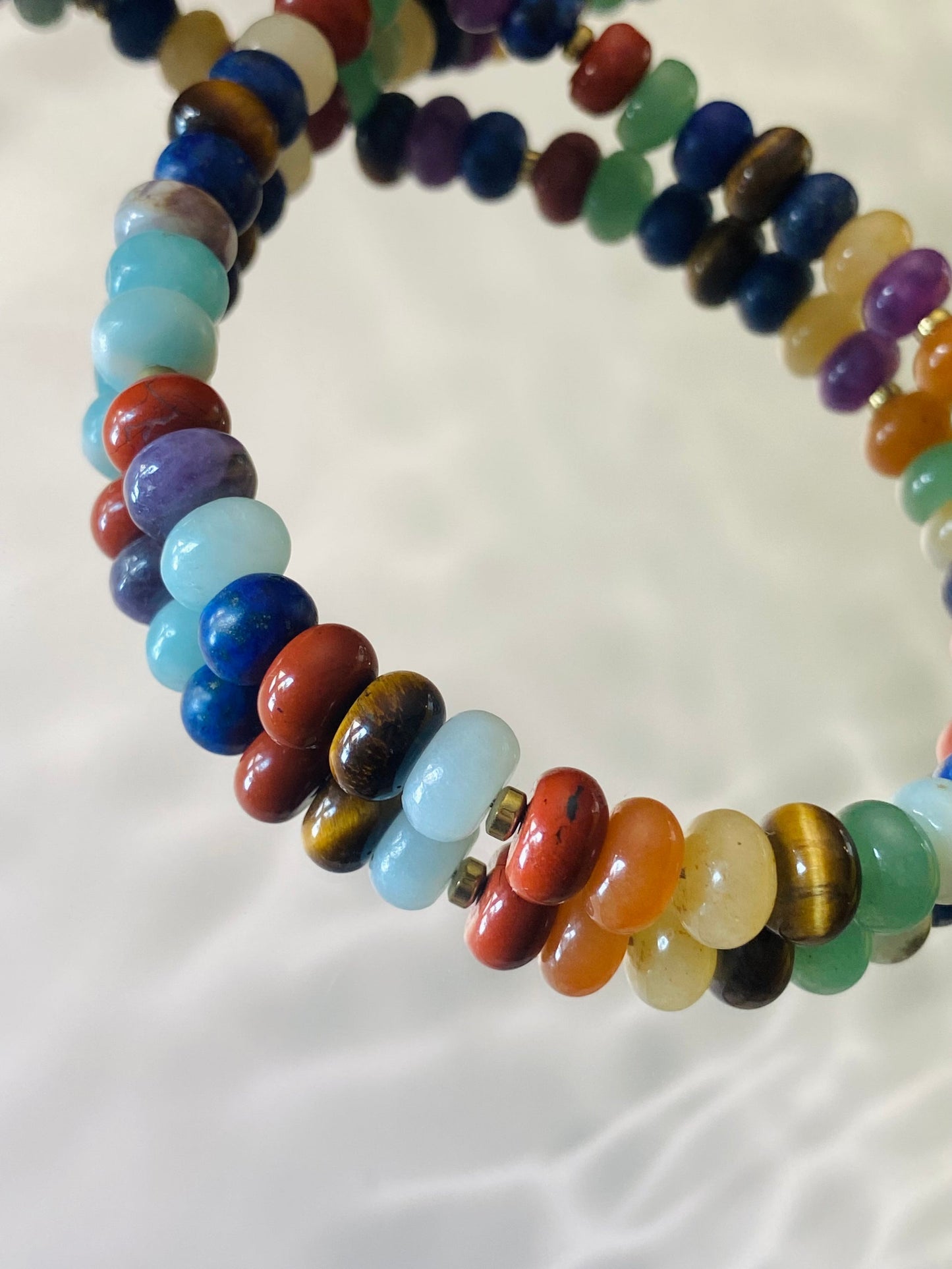 7 Chakra Crystal Beaded Necklace
