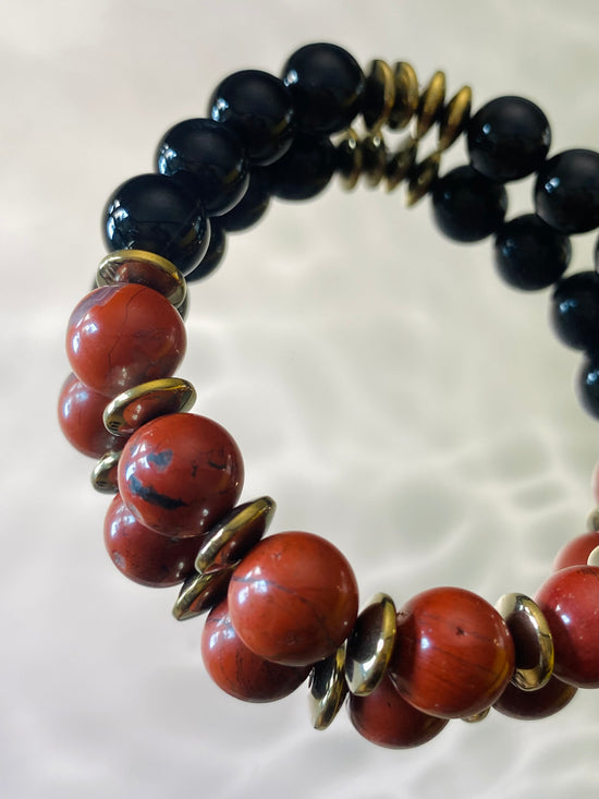 Red Jasper Bracelet *Large Beads*