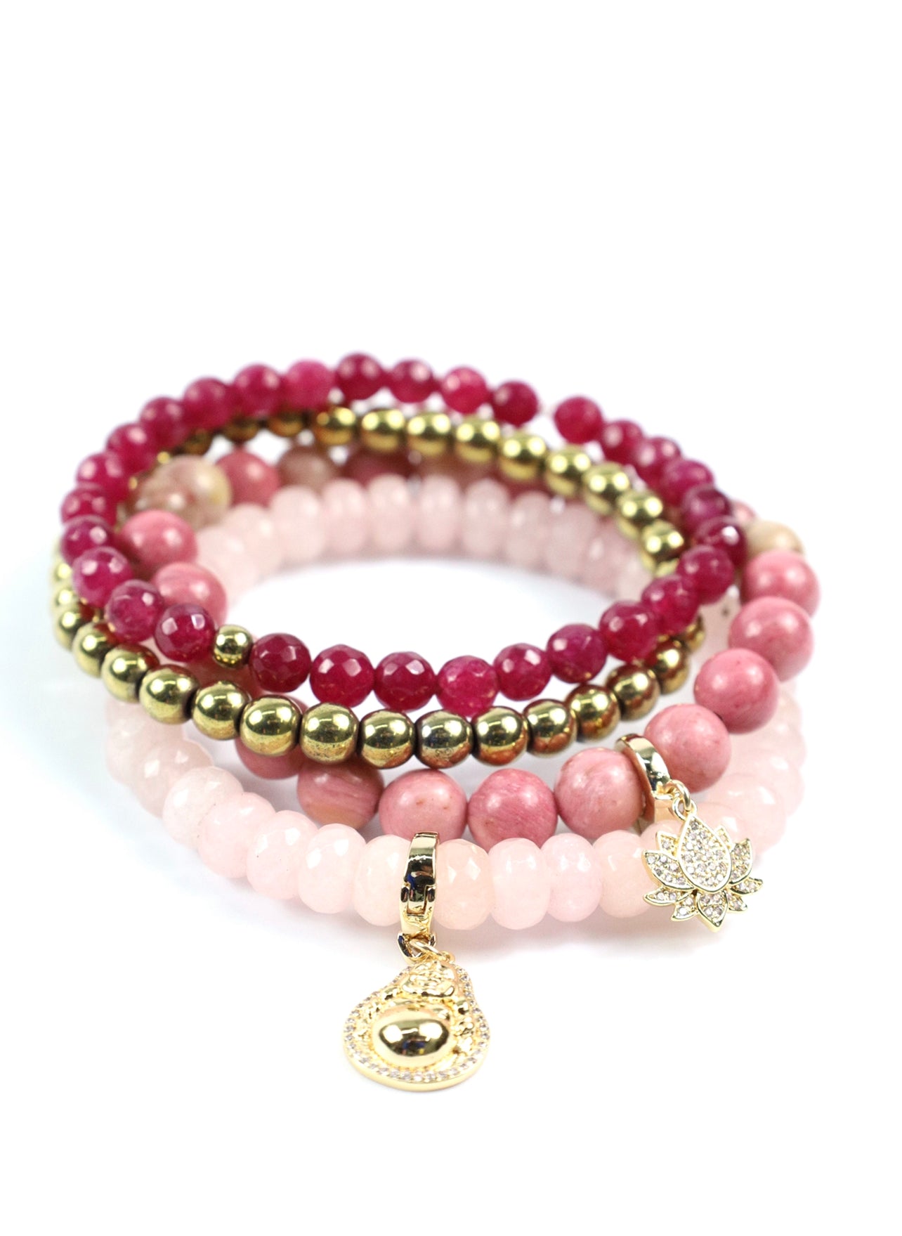 Enlightenment and Luck Bracelet Set of 4